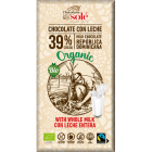 Ciocolata cu lapte Bio si fairtrade, 100 g Chocolates sole