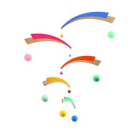 Decoratie mobil lemn, Artificii Djeco