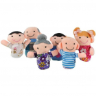 Set 6 marionete pentru degete Iso Trade Familia