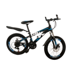 Bicicleta Go Kart20 inchGinavt ,pentru copii 7-10 ani ,janta aluminiu, frana disc ,21 viteze, negru/albastru