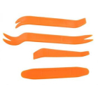 Set 4 spatule plastic pentru auto si uz general, diferite marimi, portocaliu