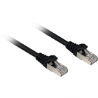 Patchcord Sharkoon S/FTP Cat 6A 1.5m Black