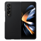 Samsung Protectie pentru spate Leather Black pentru Galaxy Z Fold 4