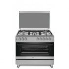 Aragaz mixt Studio Casa FE90/60XMULTIF 5 Arzatoare Gaz Cuptor Electric Grill electric Rotisor 90x60cm Inox