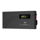 Stabilizator automat de tensiune cu releu 500VA, orizontal, Well AVR-REL-SLIMPOWER500-WL