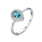 Inel din argint Capri Aquamarine