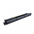 Patch Panel 19 inch 24 porturi Black