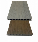 Pardoseala exterior compozit deck WPC (coextrudat)  bicolor  cu strat de protectie cu textura de lemn natural  Baumann  GJ145K2