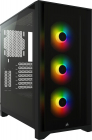 Carcasa Corsair iCUE 4000X RGB Tempered Glass Black