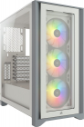 Carcasa Corsair iCUE 4000X RGB Tempered Glass White