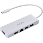 Hub USB 90XB067N-BDS000 USB-C White