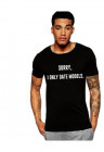 Tricou negru barbati - Sorry, i only date models