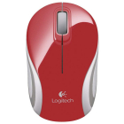 Mouse Wireless Mini M187 Red