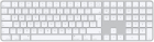 Tastatura Apple Magic Keyboard (2021) with Touch ID and Numeric Keypad Romanian Bluetooth Silver
