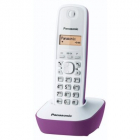 Telefon Panasonic DECT cu CallerID alb + mov