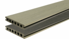 Pardoseala exterior (deck WPC) Gardin Deco Silver/Dark Silver  bicolor  4000x145x22mm