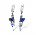 Cercei argint Fleur Glamour