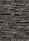 Tapet Komar  Imitations 2  model imitație lemn cu efect 3D  lavabil  gri/negru  cod 10181-15   0.53m x 10m  50 mp/rola