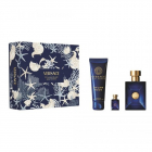 Set cadou Versace Pour Homme Dylan Blue, Apa de Toaleta, 100 ml + 5 ml si Gel de dus, 100 ml