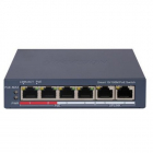 Switch Hikvision DS-3E1106P-EI, 4-port, PoE