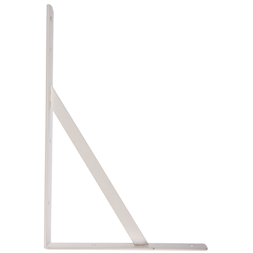 Consola punte, alba, 400 x 250 x 30 mm