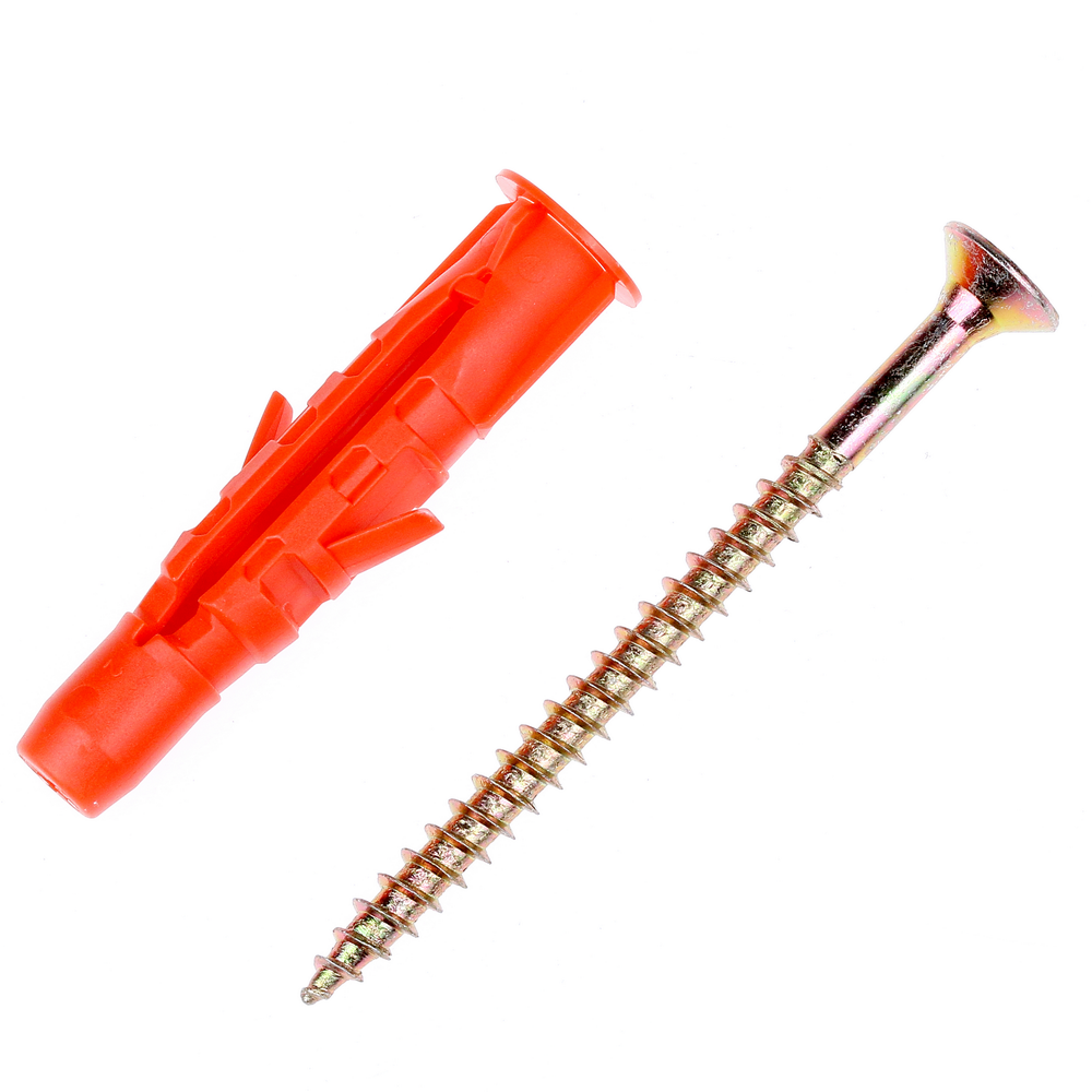 Diblu MU, nylon, 10 x 60 mm, cu surub 6 x 80 mm, 4 BUC