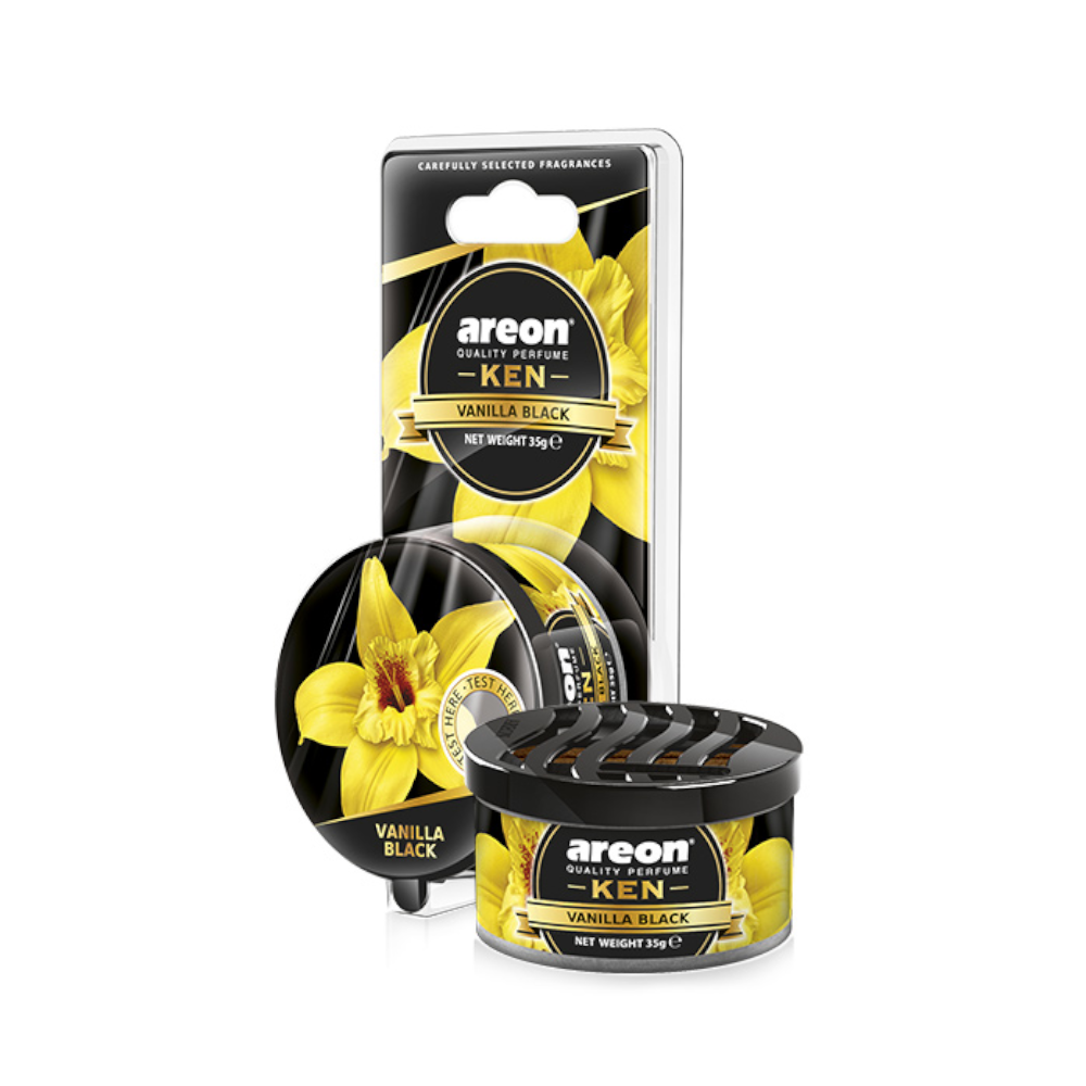 Odorizant auto Areon Ken Blister, Vanilla Black, 35 g