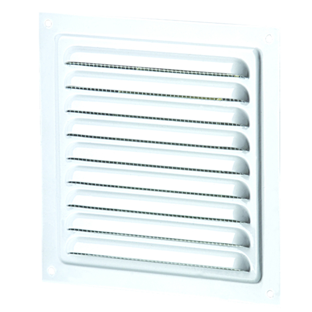 Grila metalica Vents, otel, alb, 150 x 150 mm