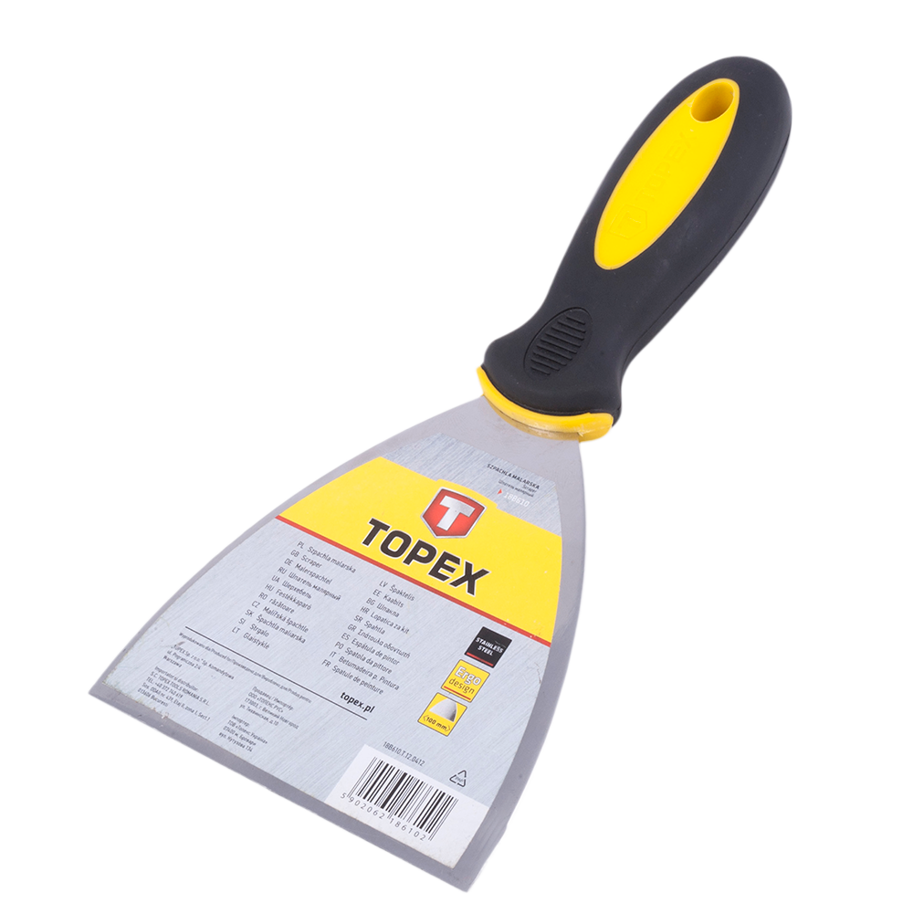 Spaclu din inox Topex 18B610, 100 mm 