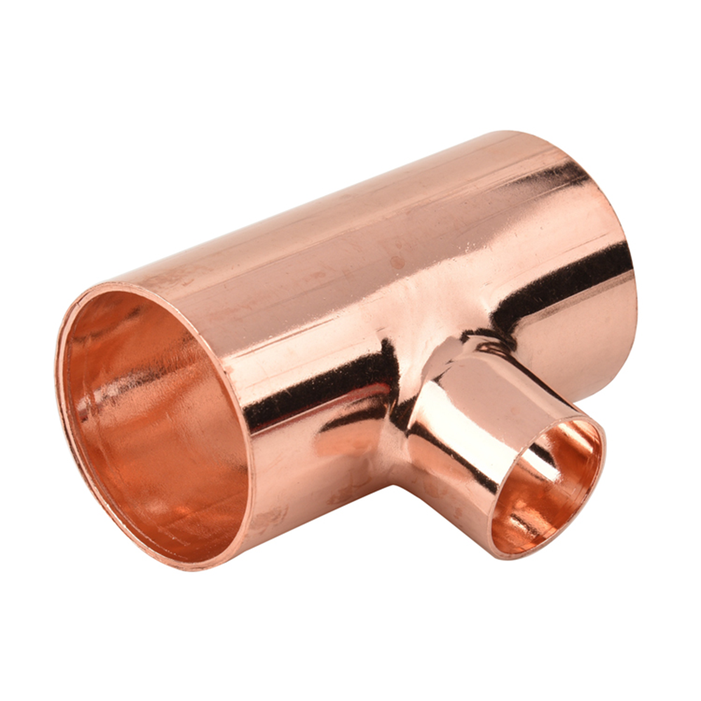 Teu cupru, F-F-F, diametru 35-18-35 mm