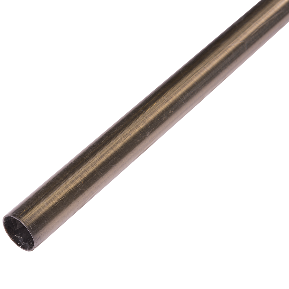 Bara galerie metal forjat, 20 mm, 300 cm, auriu antic