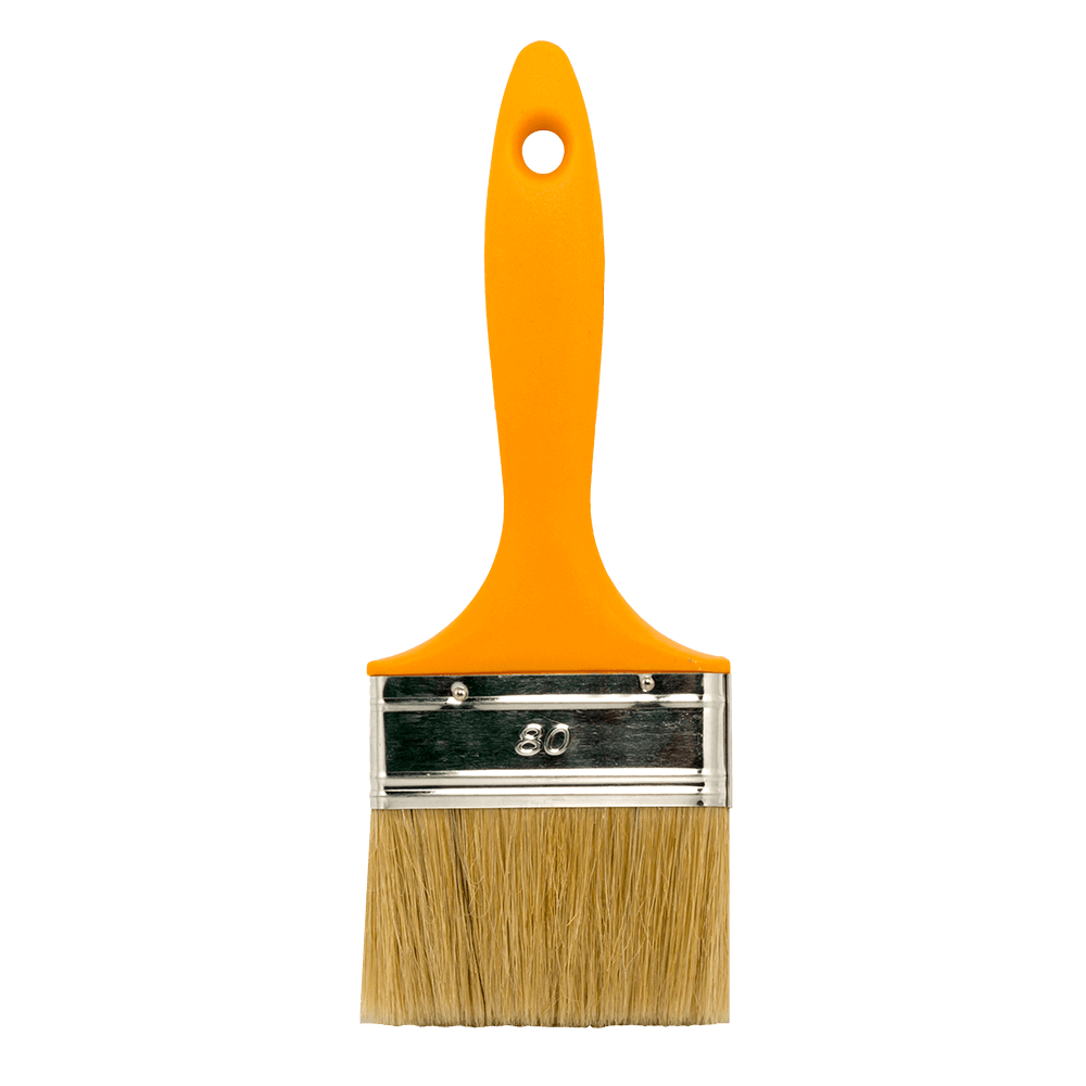 Pensula lata pentru vopsit seria 37, latime 80 mm, fir natural si maner din PVC