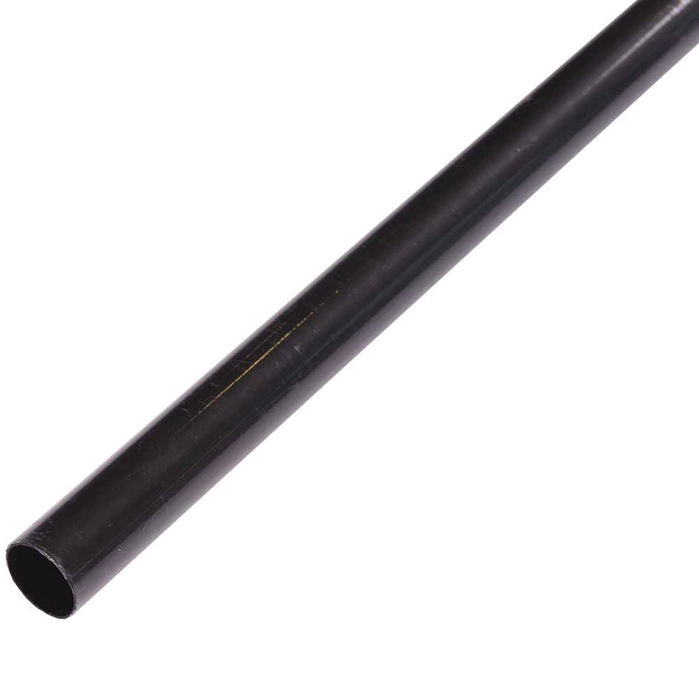 Bara galerie metal forjat, 16 mm, 120 cm, negru