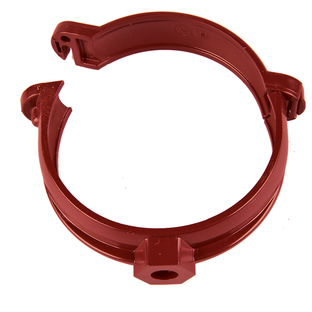 Bratara burlan Regenau, PVC, rosu RAL 3011, diam. 100