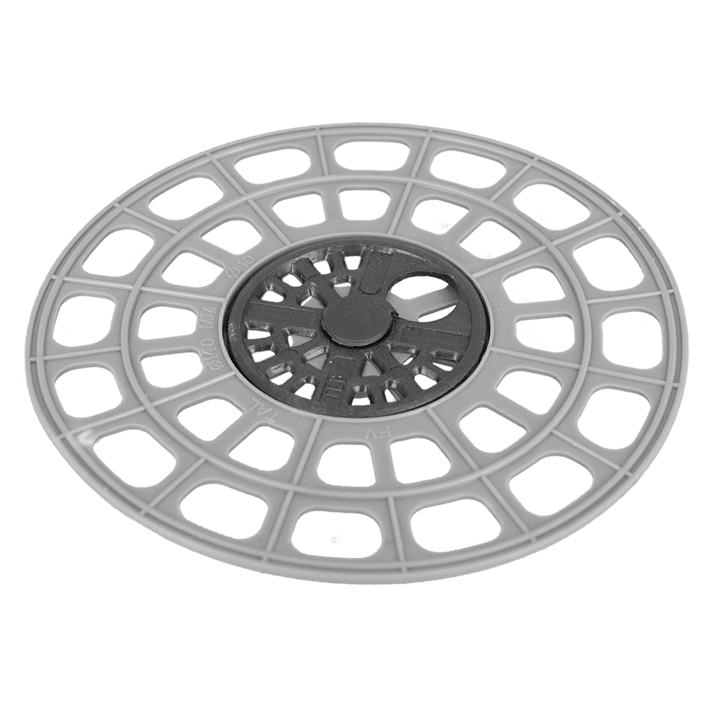 Set rozeta/flansa, plastic, 140 mm, 50 buc/pachet