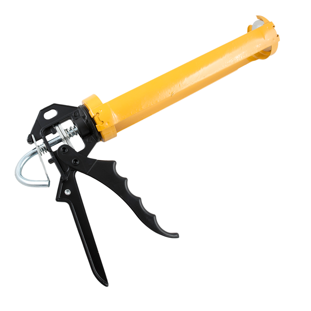 Presa profesionala pentru cartus silicon, Evotools, metal, galben + negru, 230 mm