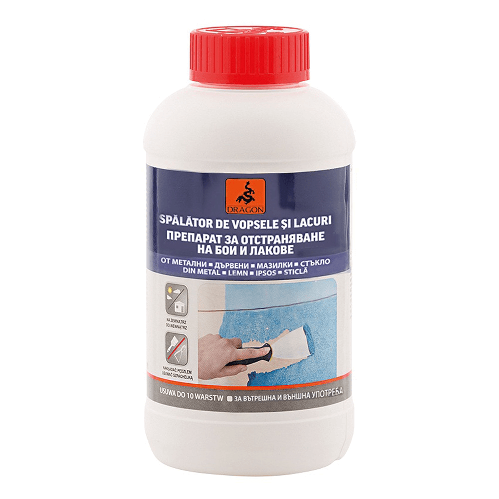 Decapant vopsea/lac Dragon, diverse suporturi, anticoroziv, 0,5 l