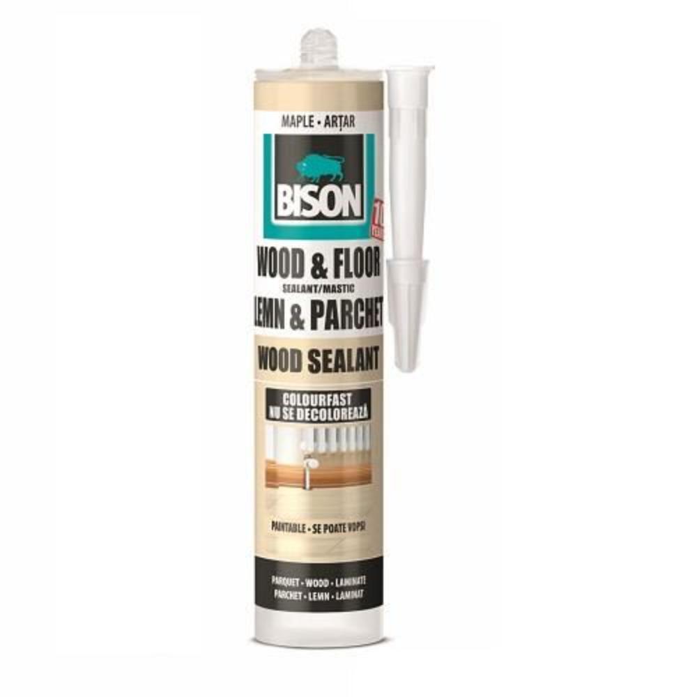 Mastic pentru lemn si parchet, Bison Wood Sealant, artar, 300 ml