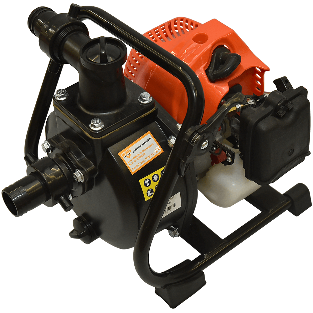 Motopompa de apa curata Ruris MP30, pe benzina, motor 2 timpi, 1.7 CP, 15 mc/h