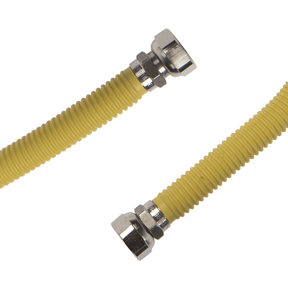 Racord extensibil gaz, din otel inoxidabil, crom, 3/4'' FE-FE, lungimea 50-100 cm