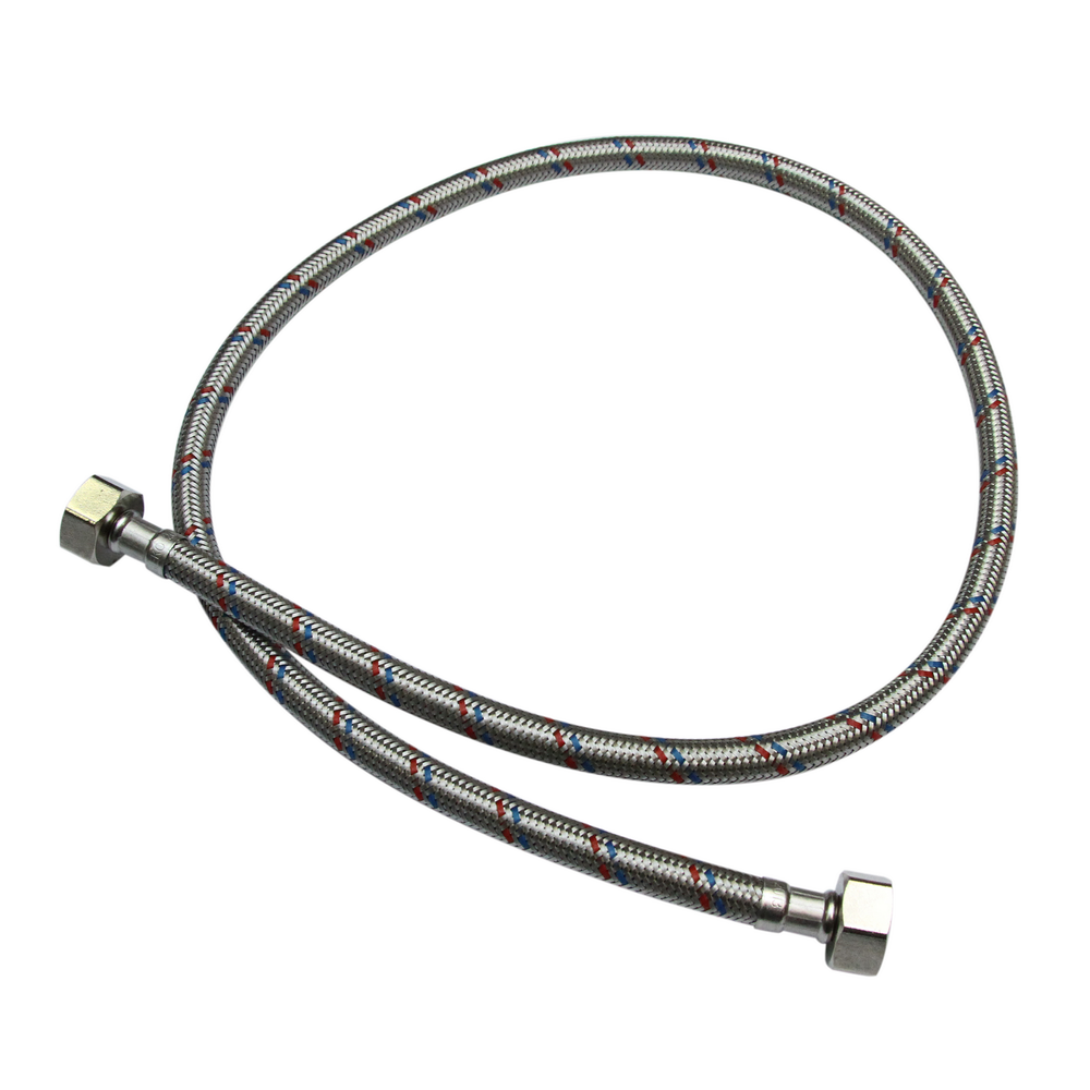 Racord Fanski, EPDM,  crom, flexibil, 1/2 interior-interior, 30 x 1000 mm