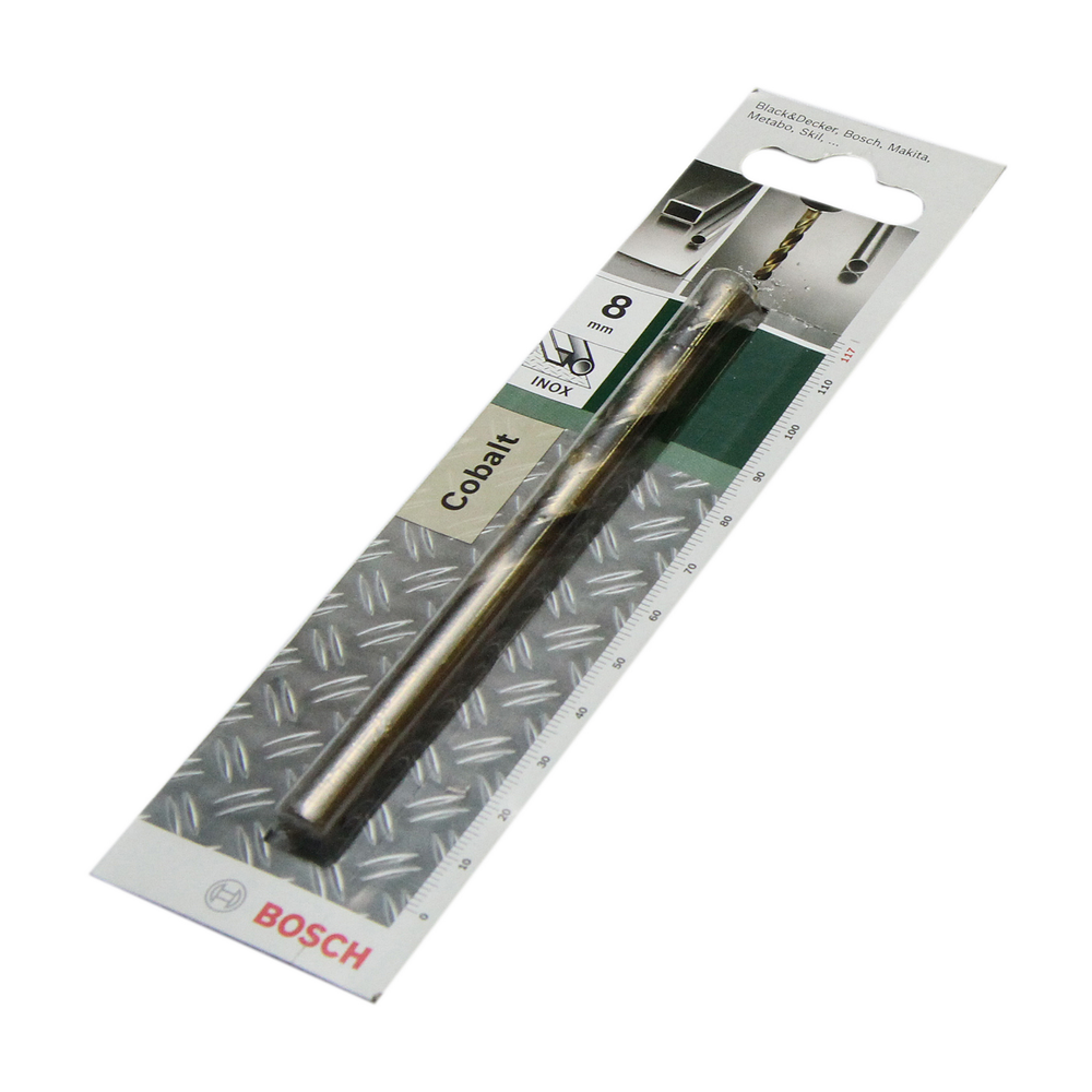 Burghiu Bosch HSS-Co DIN 338, mandrina standard, pentru metal, 8 mm 