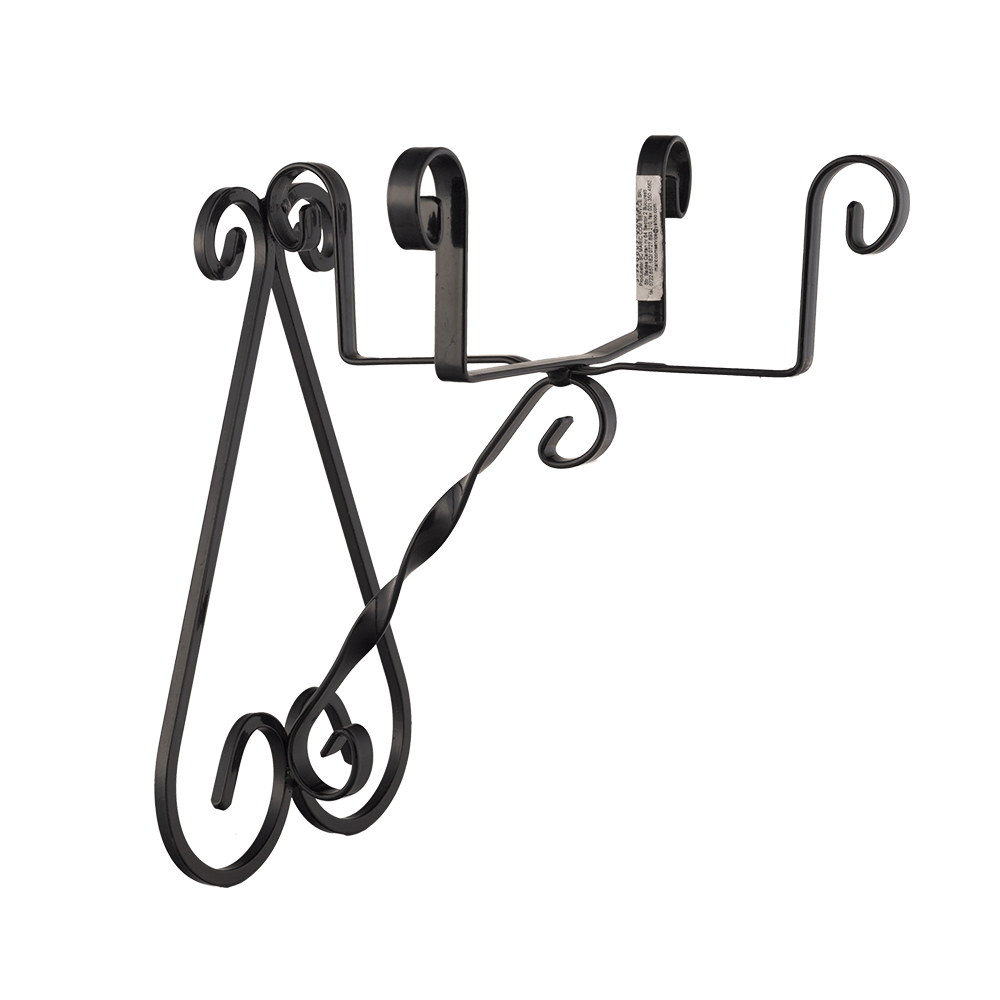 Suport flori, 1 ghiveci M2, fier forjat, negru