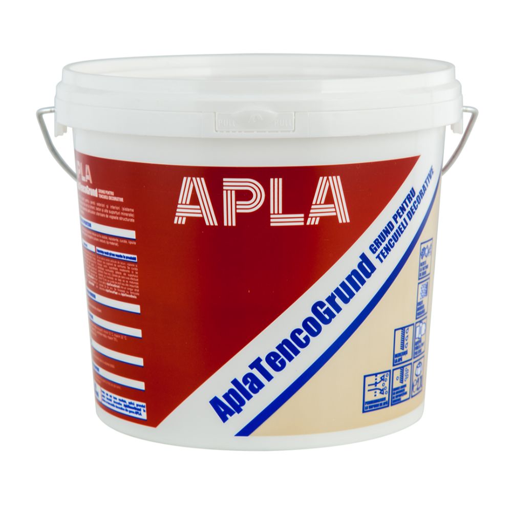 Grund pentru tencuiala Apla Tencogrund, interior/exterior, hot chocolate, 2.7 l