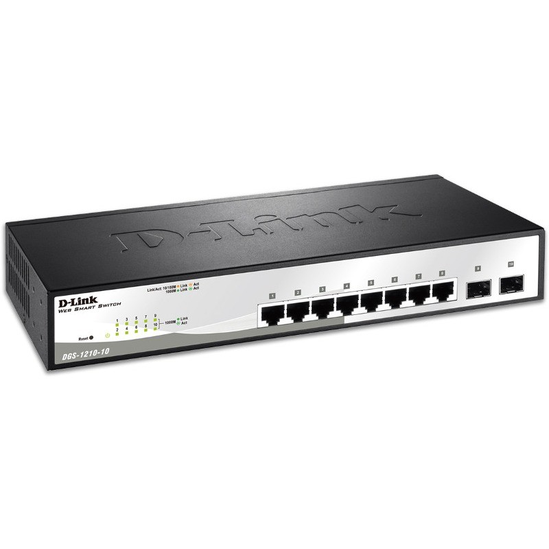 Switch D-Link Gigabit DGS-1210-10