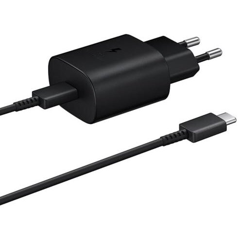 Incarcator retea Samsung Super Fast Charger, 1x USB-C, 3A, Black
