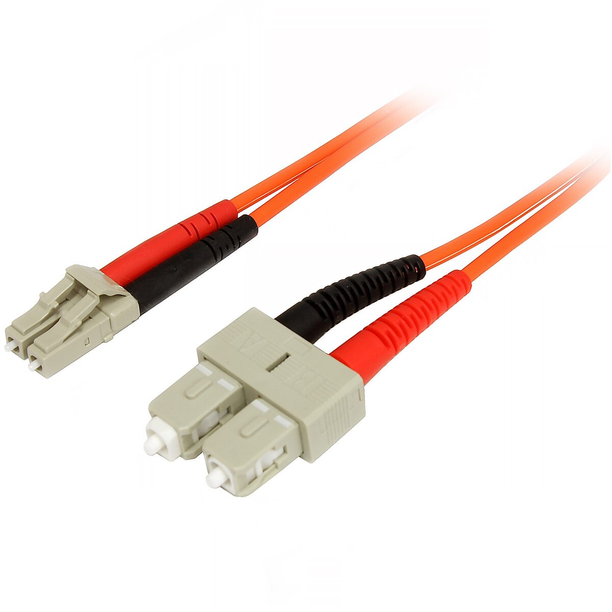 Accesoriu Retea 1m Fiber Optic Cable - Multimode Duplex 50/125 - LSZH - LC/SC - OM2 - LC to SC Fiber Patch Cable (50FIBLCSC1) - network cable - 1 m