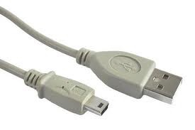 Cablu PC; USB 2.0 A M la mini-USB M; 1.8m.