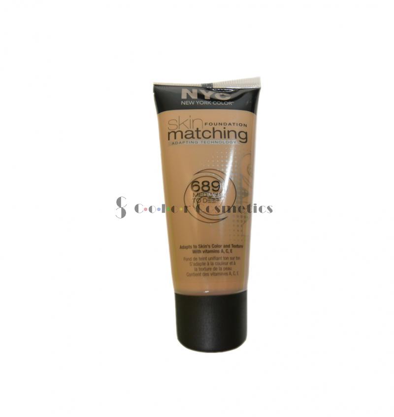 Fond de ten lichid adaptabil NYC Skin Matching foundation - Medium to deep
