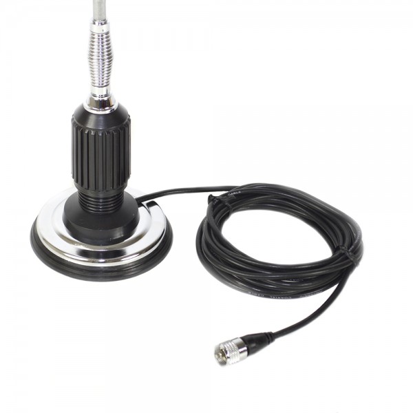 Antena CB Albrecht 95-800 lungime 112 cm cu magnet inclus